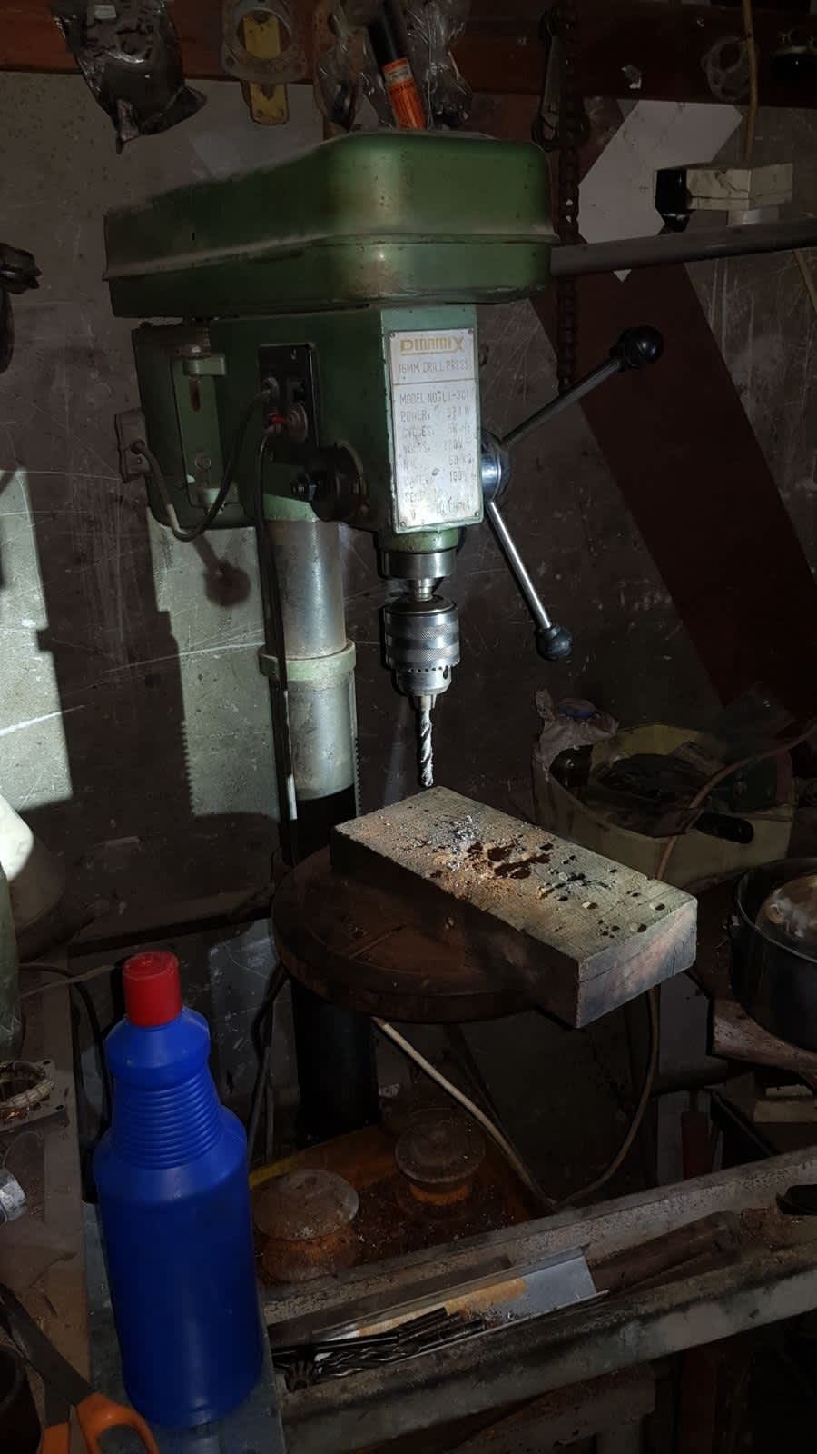 Illegal weapons factory in the West Bank photographed during an IDF raid (IDF Spokesperson's Unit)