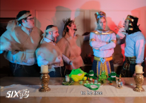 The Six13 group in 'A Lion King Passover.'