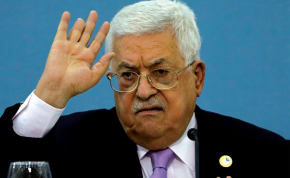 Palestinian Authority President Mahmoud Abbas addresses Arab journalists in Ramallah on July 3