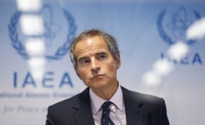  INTERNATIONAL ATOMIC Energy Agency director-general Rafael Grossi at an IAEA Board of Governors meeting in Vienna, September 13.