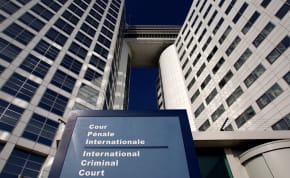  The entrance of the International Criminal Court (ICC) is seen in The Hague March 3, 2011.