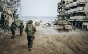 Israeli forces operate in the Gaza Strip, January 1, 2024