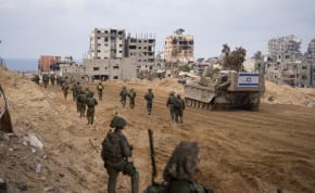  IDF soldiers operate in the Gaza Strip, January 2024.