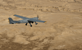  The new Hermes 650™ Spark UAS drone by Elbit Systems.