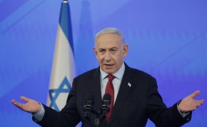  Benjamin Netanyahu holds a press conference on February 29, 2024
