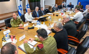  Security cabinet meeting to discuss the Rafah, March 15, 2024.