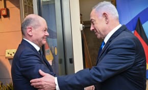  Prime Minister Benjamin Netanyahu and German Chancellor Olaf Scholz in Israel on March 17, 2024