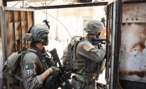  Israeli soldiers operate near Shifa Hospital, in Gaza, March 29, 2024