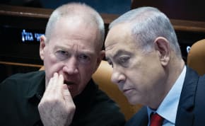  PRIME MINISTER Benjamin Netanyahu and Defense Minister Yoav Gallant confer in the Knesset plenum last month. Many Israelis are thirsty for a decisive Israeli victory and a long-term strategy in order to finally live in peace and without existential threat, the writer asserts. 