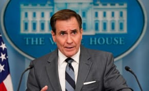  U.S. national security spokesperson John Kirby speaks during a press briefing at the White House in Washington, U.S., March 25, 2024.