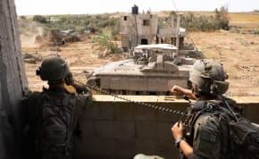  IDF troops operate in the Gaza Strip. April 27, 2024.