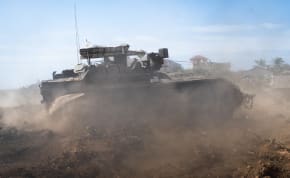  An IDF tank operates in the Gaza Strip. May 2, 2024.
