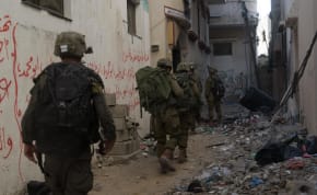  IDF troops operate in Zeitun, in the Gaza Strip. May 11, 2024.