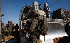  IDF troops operate in the Gaza Strip. May 12, 2024.