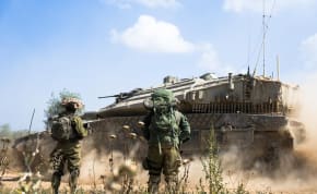  IDF soldiers operate in the Jabalya area of Gaza. May 13, 2024
