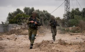 IDF soldiers operating in the Gaza Strip, May 21, 2024.