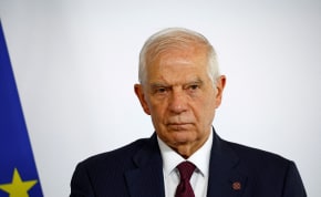  European Union foreign policy chief Josep Borrell attends a news conference as part of an International Humanitarian Conference for Sudan and Neighbouring Countries at the Quai d'Orsay in Paris, France, April 15, 2024.