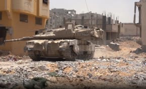  IDF tank operates in the Gaza Strip. May 28, 2024.