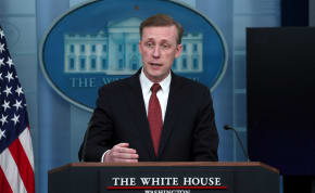  National Security Advisor Jake Sullivan speaks during a press briefing at the White House in Washington, U.S., May 22, 2024. 
