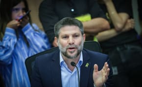  Finance Minister Bezalel Smotrich attends a Finance committee meeting at the Knesset, on June 10, 2024