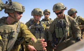  IDF Chief of Staff Herzi Halevi seen in the Gaza Strip, June 16, 2024