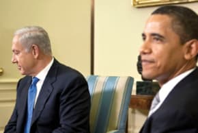 Prime Minister Binyamin Netanyahu meets with US Pr