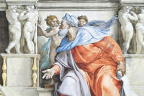 Ezekiel as depicted by Michelangelo.