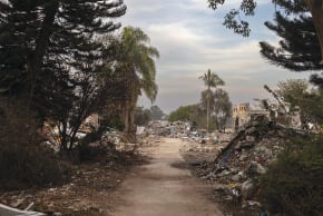  Destruction in the South after October 7.