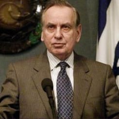 Former Israeli Ambassador to the United States Zalman Shoval in 2001.