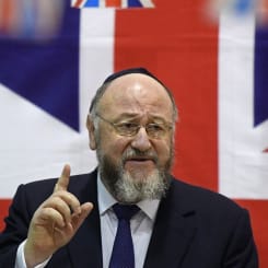 Britain's chief rabbi Ephraim Mirvis