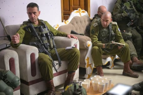  IDF Chief of Staff Herzi Halevi in Gaza's Khan Yunis April 3, 2024