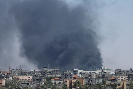  IDF strikes in Rafah, the Gaza Strip. May 24, 2024.