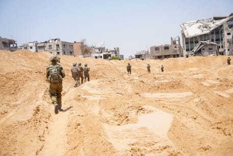  IDF troops operate in the Gaza Strip. June 13, 2024. 