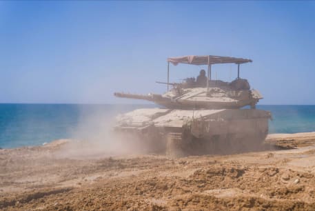  IDF troops operate in the Gaza Strip. June 17, 2024.