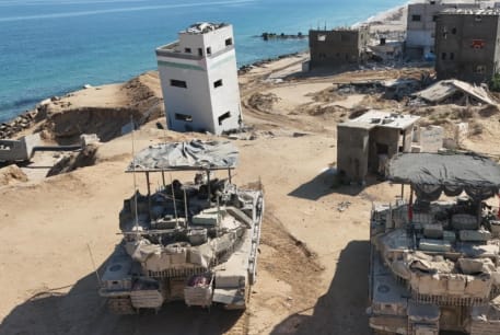  IDF troops operate in Rafah, in the Gaza Strip. June 17, 2024.