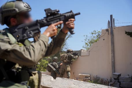  IDF soldiers operate in the Gaza Strip, July 2, 2024.