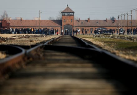 The former concentration camp Auschwitz