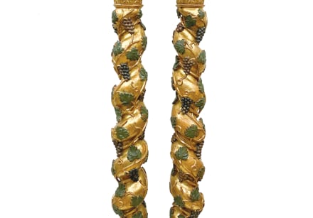  ROMAN/BYZANTIUM Solomonic candlesticks are included in the Heritage Collection.