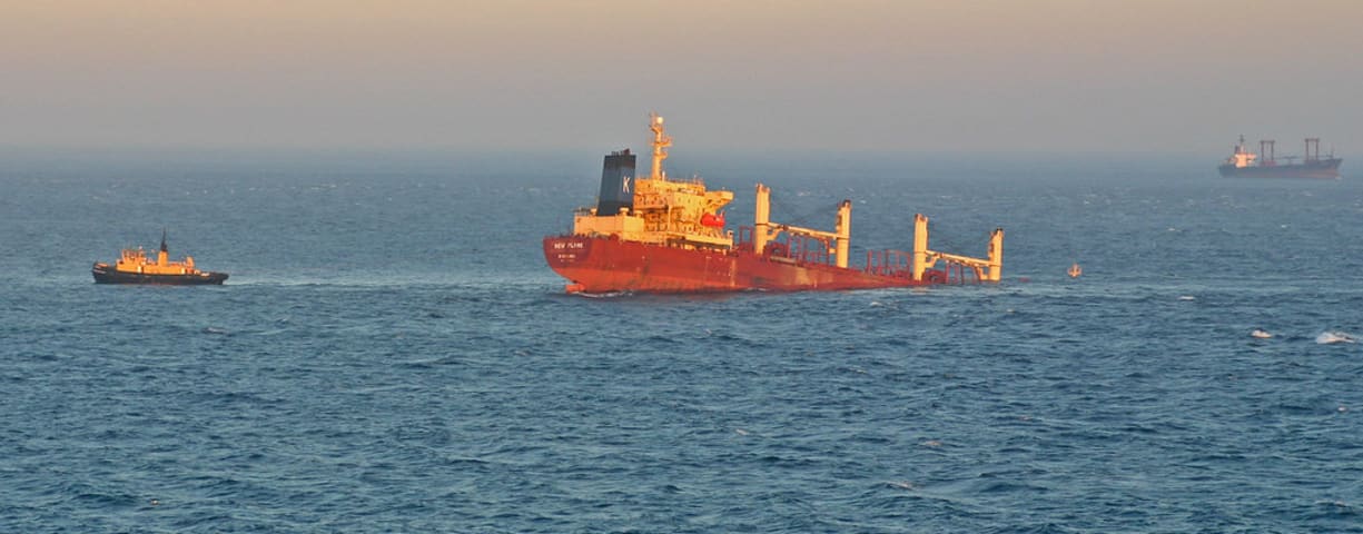  The New Flame less than a mile off Europa Point was struck by a petrol tanker.