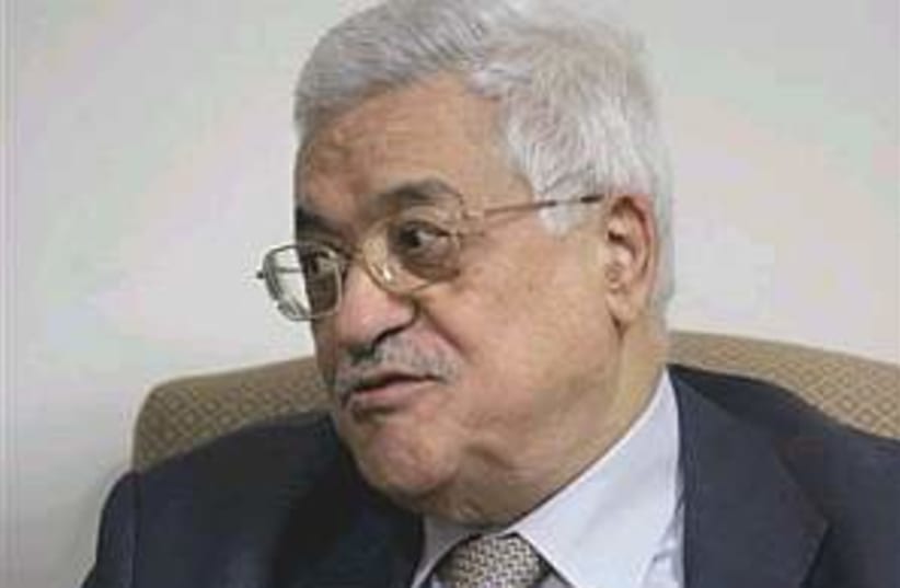 Abbas sits 298.88 (photo credit: AP [file])