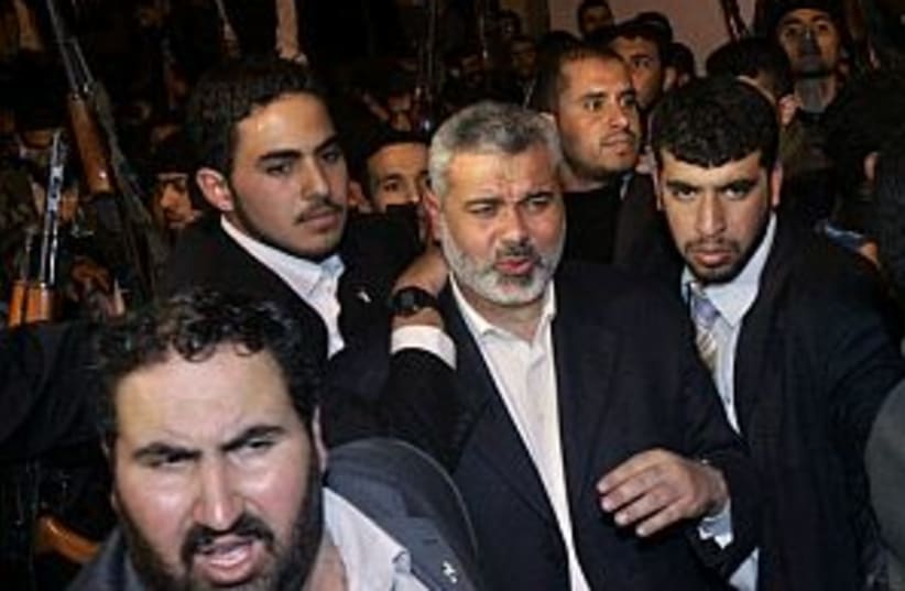 haniyeh bodyguards 298.8 (photo credit: AP)