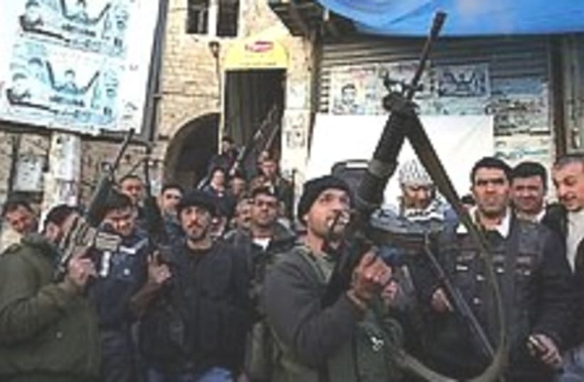 Fatah gunmen 298.88 (photo credit: AP)