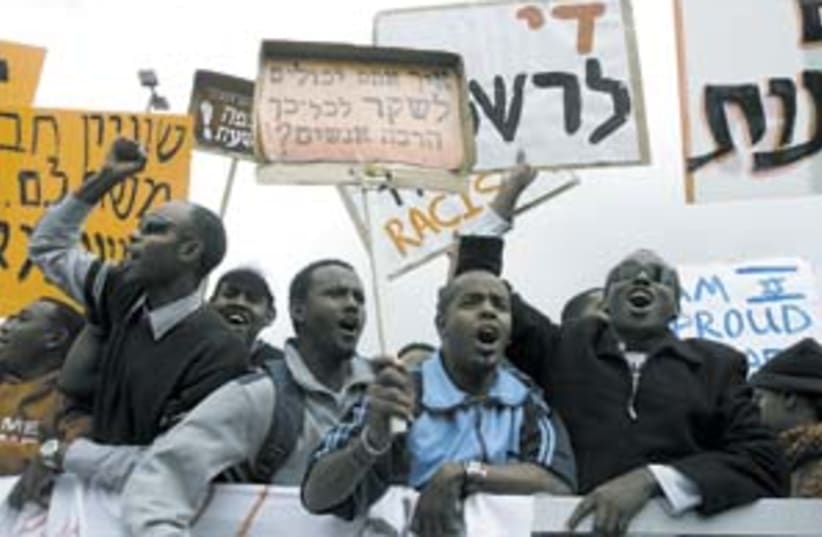 ethiopian protest 298 (photo credit: Ariel Jerozolimski)