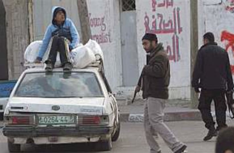 Hamas gunmen 298.88 (photo credit: AP)