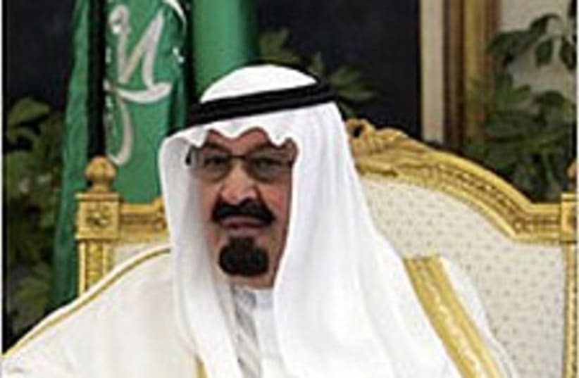 Saudi King Abdullah. (photo credit: AP)