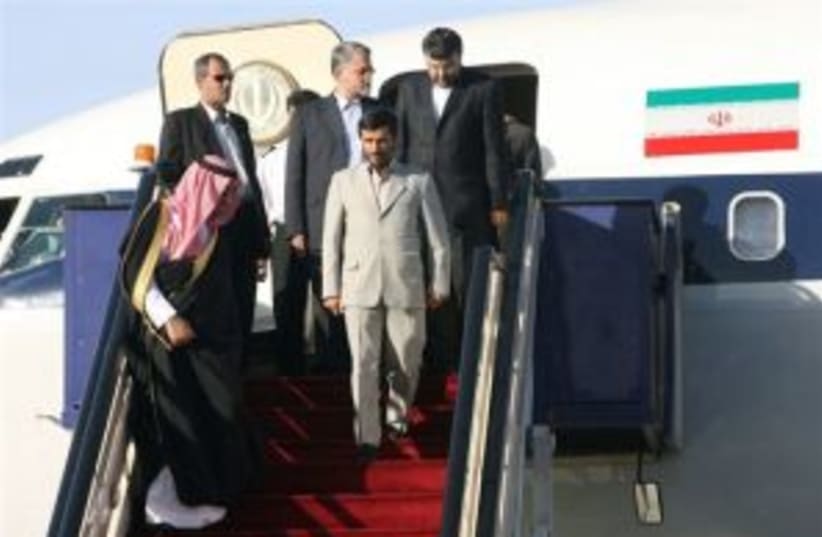 Ahmadinejad Saudi Arabia (photo credit: AP)