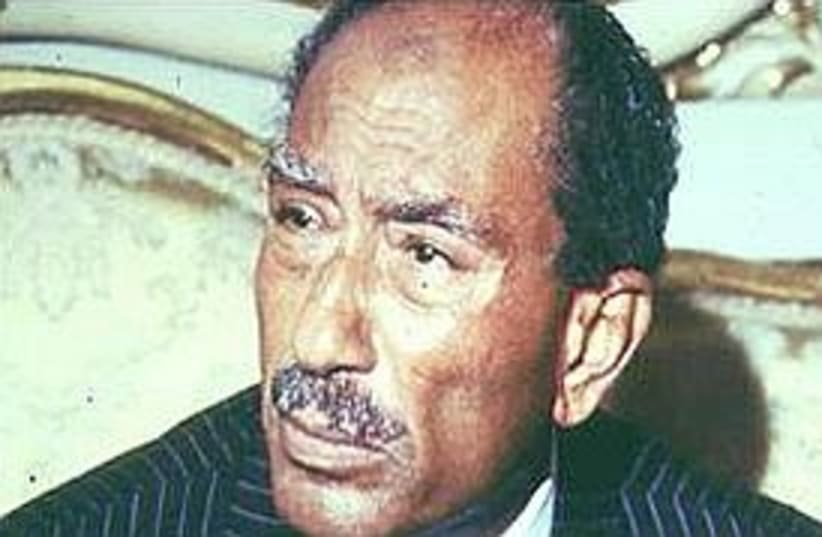 Anwar Sadat (photo credit: AP)