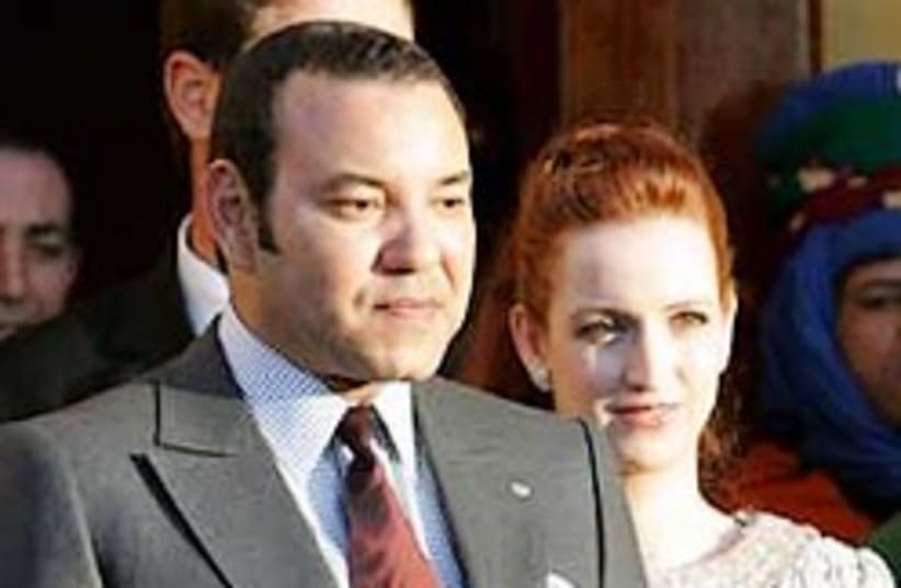 Morocco's "First Servant," King Mohammed VI and Pr (photo credit: AP)
