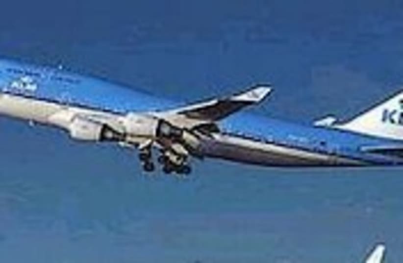 KLM plane 224.88 (photo credit: AP)