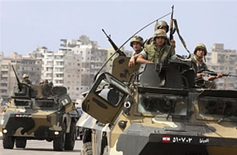 Lebanon Army 298 88 (photo credit: AP)